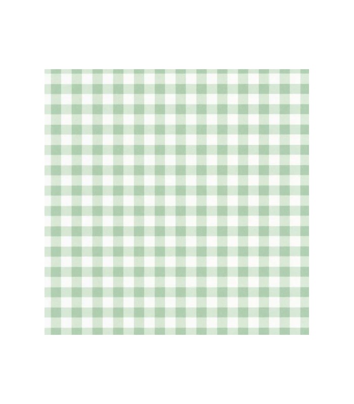 Papier Peint VICHY VERT CÉLADON - Collection ONCE UPON A TIME 2 - CASADECO - Réf. OUTD89267202