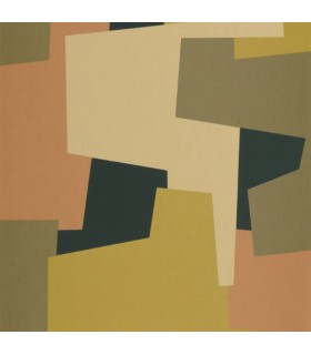 Papier Peint GRAPHIC GAME KAKI - Collection COLOR GAME - CASADECO - Réf. GAME200607337