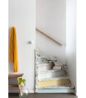 Papier Peint HAPPY DREAMS  RAYURE GRIS - Collection ONCE UPON A TIME 2 - CASADECO - Réf. OUTD29889014