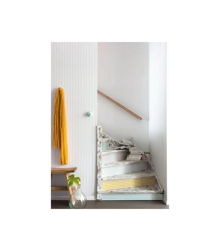 Papier Peint HAPPY DREAMS  RAYURE GRIS - Collection ONCE UPON A TIME 2 - CASADECO - Réf. OUTD29889014