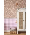 Papier Peint VICHY LILAS - Collection ONCE UPON A TIME 2 - CASADECO - Réf. OUTD89265313
