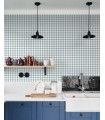 Papier Peint VICHY BLEU ORAGE - Collection ONCE UPON A TIME 2 - CASADECO - Réf. OUTD89266306
