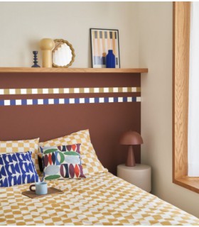 Papier Peint LA RYTHMIQUE JAUNE OCRE - Collection COLOR GAME - CASADECO - Réf. GAME200432587