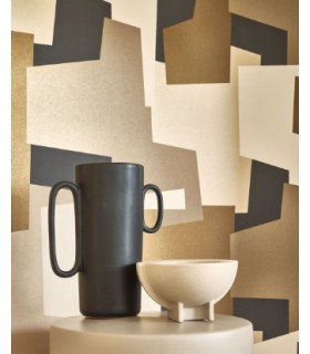 Papier Peint GRAPHIC GAME NATUREL - Collection COLOR GAME - CASADECO - Réf. GAME200602992