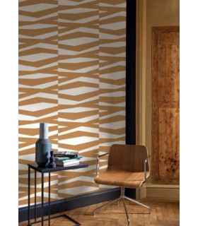 Papier Peint ZEBRA GAME CAMEL - Collection COLOR GAME - CASADECO - Réf. GAME200632772