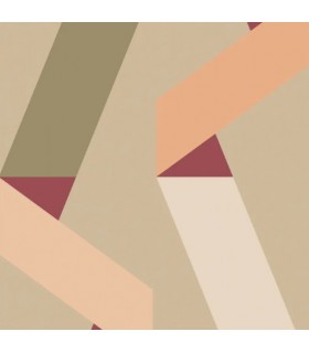 Papier Peint RIBBON GAME TERRACOTTA - Collection COLOR GAME - CASADECO - Réf. GAME200643663
