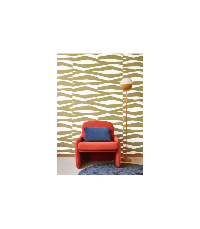 Papier Peint ZEBRA GAME OLIVE - Collection COLOR GAME - CASADECO - Réf. GAME200637414