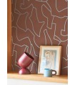 Papier Peint MAZE GAME BORDEAUX - Collection COLOR GAME - CASADECO - Réf. GAME200618606