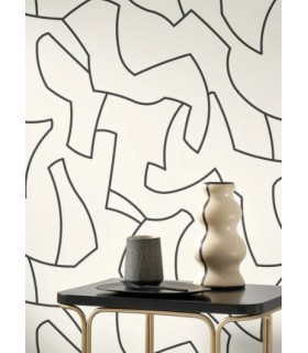 Papier Peint MAZE GAME NOIR - Collection COLOR GAME - CASADECO - Réf. GAME200619009