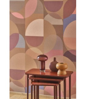 Papier Peint ABBY COGNAC - Collection CARNABY STREET  - CASADECO - Réf. CARN200499647