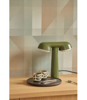 Papier Peint EDWARD VERT AMANDE - Collection CARNABY STREET  - CASADECO - Réf. CARN200507122