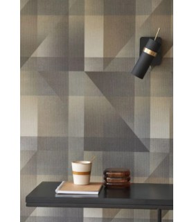 Papier Peint EDWARD NOIR FUSAIN - Collection CARNABY STREET  - CASADECO - Réf. CARN200509523