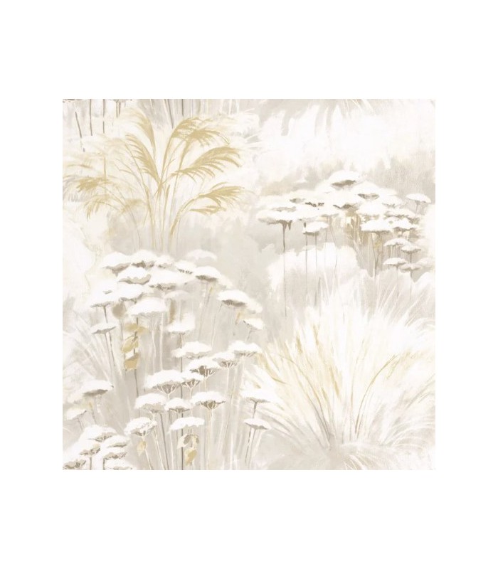 Papier Peint OYAT BEIGE CREME - Collection SENTIERS DES DUNES - CASADECO - Réf. SENT200941322