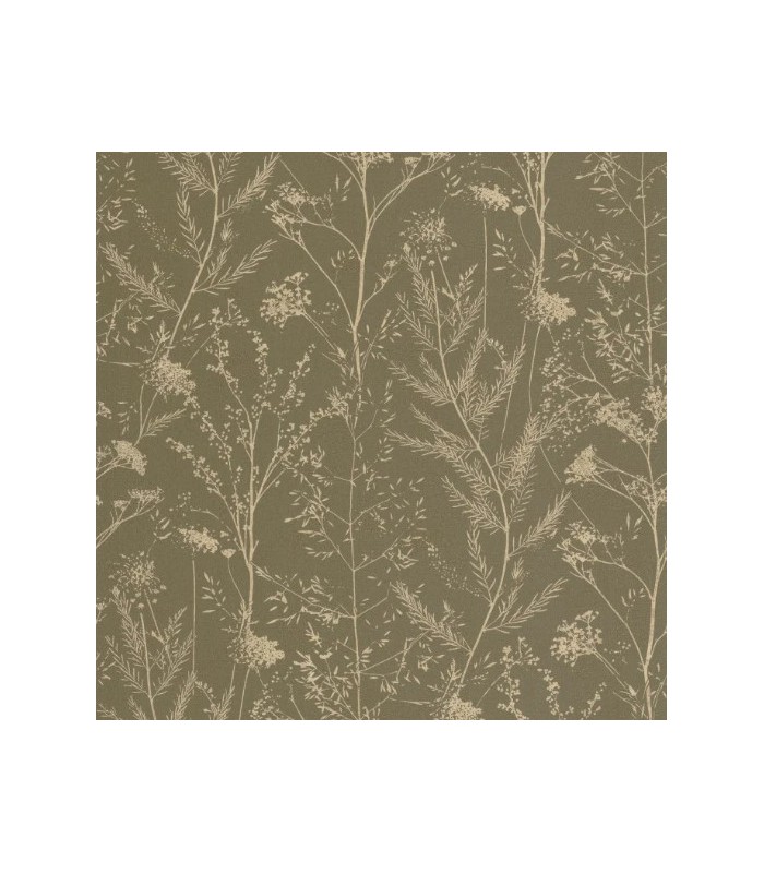 Papier Peint PRAIRIE KAKI - Collection SENTIERS DES DUNES - CASADECO - Réf. SENT200957853