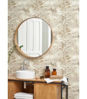 Papier Peint OYAT TERRE DE SIENNE - Collection SENTIERS DES DUNES - CASADECO - Réf. SENT200948470