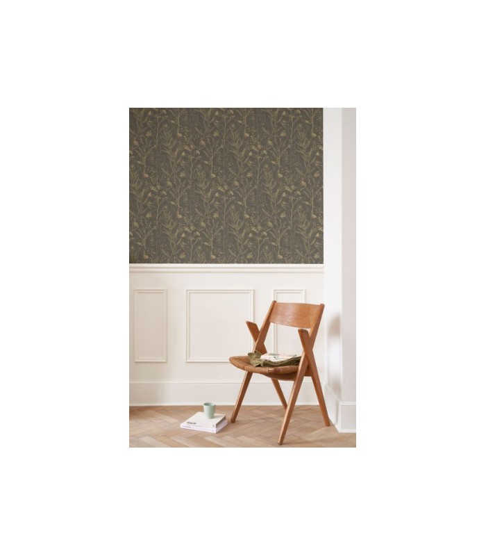 Papier Peint PRAIRIE KAKI - Collection SENTIERS DES DUNES - CASADECO - Réf. SENT200957853