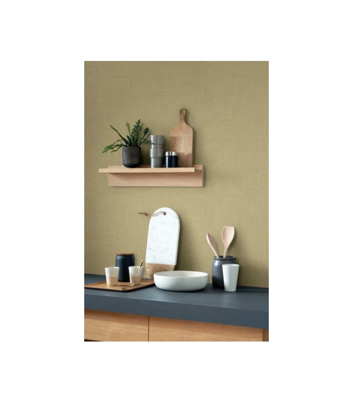 Papier Peint ECUME OLIVE - Collection SENTIERS DES DUNES - CASADECO - Réf. SENT200967736