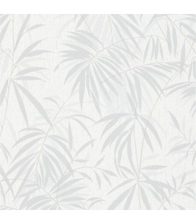 Papier Peint Vinyle Expansé sur Intissé Motif Bambou Gris – Erismann - réf. 10067-31