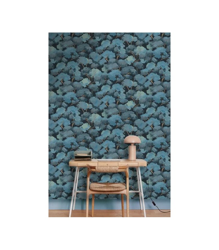 Papier Peint ETE BLEU NUIT - Collection BALADE - CASELIO - Réf. BLD106106166