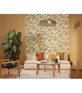 Papier Peint ETE KAKI OCRE - Collection BALADE - CASELIO - Réf. BLD106107122