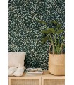 Papier Peint PRINTEMPS VERT EMERAUDE NACRE - Collection BALADE - CASELIO - Réf. BLD106117290