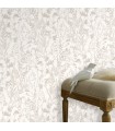 Papier peint vinyle sur intissé floral champêtre Erismann 10251-14