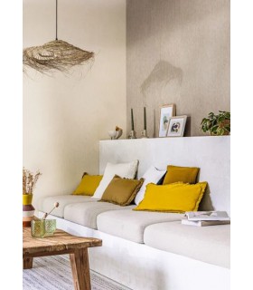 Papier Peint SISAL TAUPE CLAIR - Collection MATIERES - CASELIO - Réf. MMT106011500