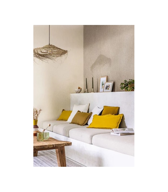 Papier Peint SISAL TAUPE FONCE - Collection MATIERES - CASELIO - Réf. MMT106011660
