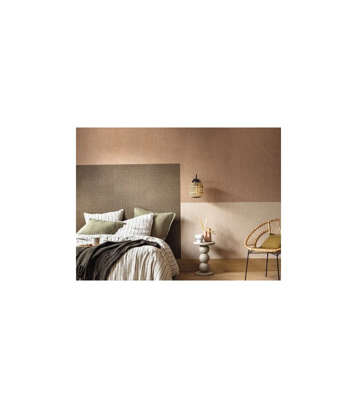 Papier Peint SISAL NOISETTE - Collection MATIERES - CASELIO - Réf. MMT106012450