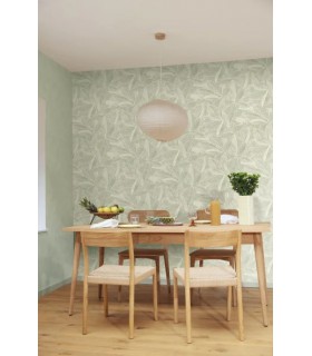 Papier Peint NATURA VERT SAUGE - Collection ORIGINE - CASELIO - Réf. OGN106047070