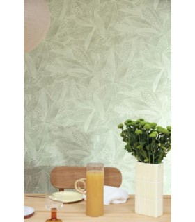 Papier Peint NATURA VERT SAUGE - Collection ORIGINE - CASELIO - Réf. OGN106047070