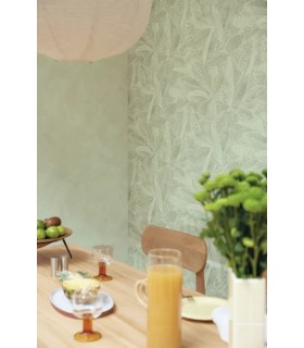 Papier Peint NATURA VERT SAUGE - Collection ORIGINE - CASELIO - Réf. OGN106047070