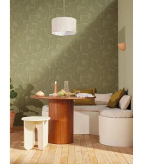 Papier Peint UNI LA CHAUX TERRE BRULEE - Collection ORIGINE - CASELIO - Réf. OGN106083000