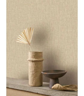 Papier peint SCRIBE BEIGE RAPHIA - Collection Babylone - CASADECO - Ref. BBLN89751367