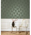 Papier peint VIREVOLTE VERT TAIGA - Collection Alchimie - CASADECO - Ref. ALMI89937777