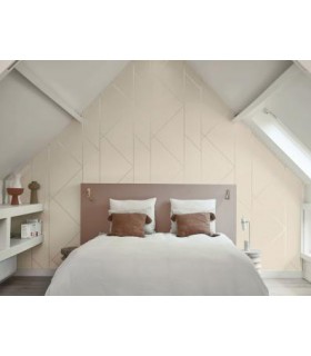 Papier peint PURE BEIGE LIN - Collection Alchimie - CASADECO - Ref. ALMI89901263