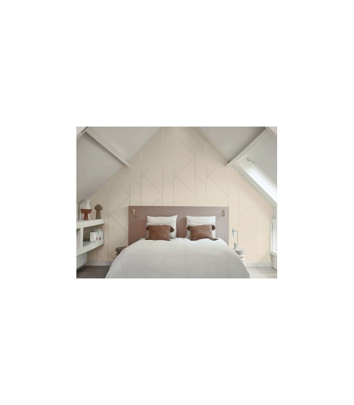 Papier peint PURE BEIGE LIN - Collection Alchimie - CASADECO - Ref. ALMI89901263