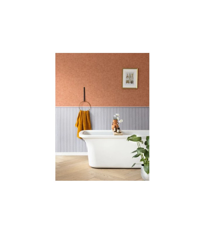 Papier Peint BETON UNI GRIS BETON MOYEN - Collection RELIEFS - CASELIO - Réf. RLF101489460