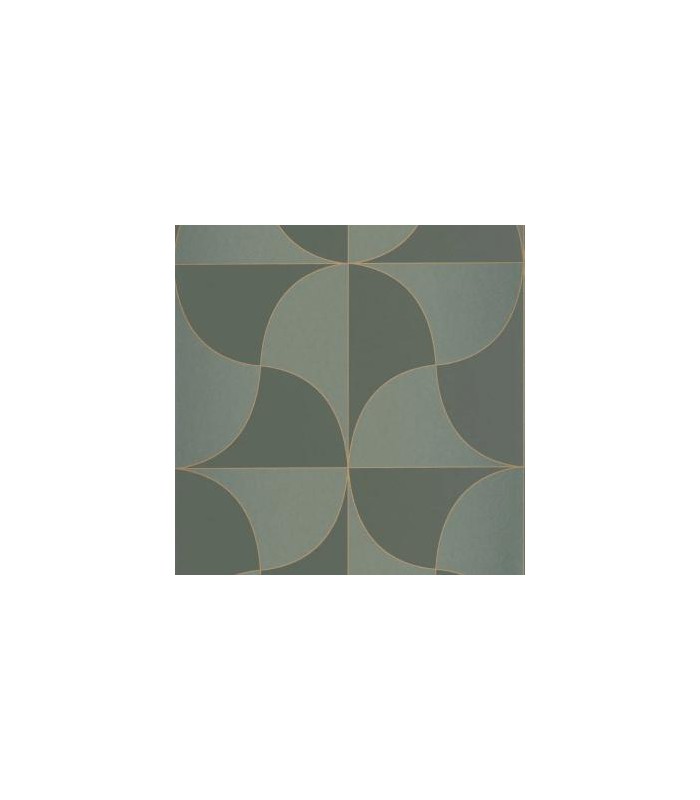 Papier peint VIREVOLTE VERT TAIGA - Collection Alchimie - CASADECO - Ref. ALMI89937777