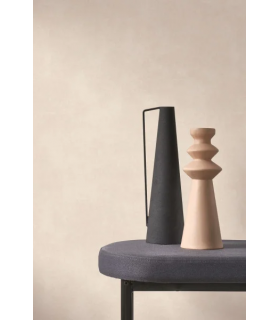 Papier peint Uni STONE ROSE NACRE - Collection Stone 2 - Réf. STND80834141