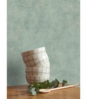 Papier peint Uni STONE MENTHE GLACEE - Collection Stone 2 - Réf. STND80837358