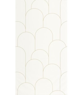 Papier peint Ornament BLANC DORÉ - Collection Élégance - CASELIO - Réf. ELC105280020