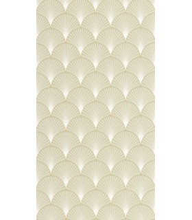 Papier peint Prosperity VERT AMANDE DORÉ - Collection Élégance - CASELIO - Réf. ELC105267023