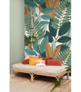 Papier peint Uni Mat VERT AMANDE - Collection Élégance - CASELIO - Réf. ELC103227128