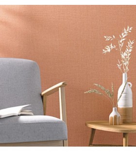 Papier peint Uni Mat Terracotta - Collection Green Life 2 - CASELIO - Réf.  GNL2104014020