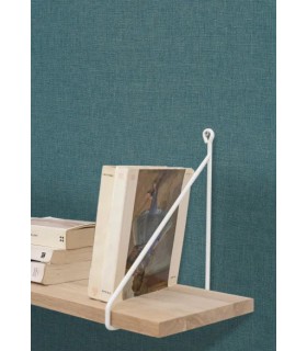 Papier peint Uni métallisé BLEU CANARD DORÉ - Collection Élégance - CASELIO - Réf. ELC103236120