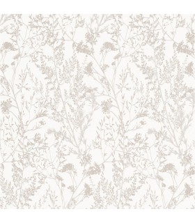Papier peint vinyle sur intissé floral champêtre Erismann 10251-14