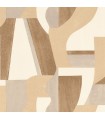 Papier Peint Vinyle sur Intissé Gino Cognac – Mouvements de Casamance - réf. 76001222
