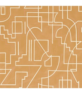 Papier Peint Vinyle sur Intissé Alexander Sable – Mouvements de Casamance - réf. 76021324