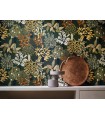 Papier peint vinyle Peradeniya blanc mordoré Casamance 75940100